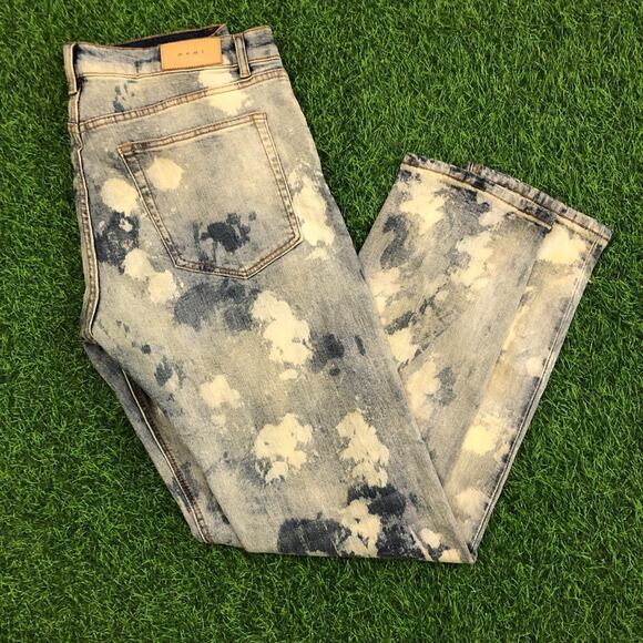 MNML Other - Men's MNML Distressed Acid Wash Denim Jeans